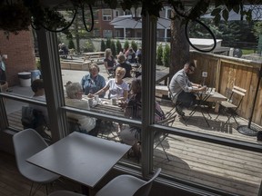 Little Brick in Riverdale has an outdoor eating area unlike any other in Edmonton.