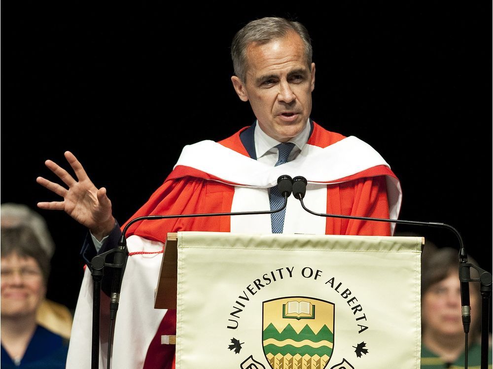 Bank of England's Mark Carney among 11 receiving honorary degrees from  University of Alberta | Edmonton Journal