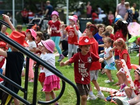 Thousands of people turned up for Canada Day celebrations at the Alberta Legislature on July 1, 2015.