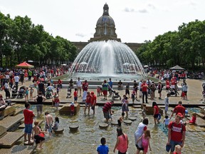 It feels good to be living in Canada right now, says letter writer Maggie Fry. This photo shows the 2015 Canada Day celebrations at the Alberta legislature.