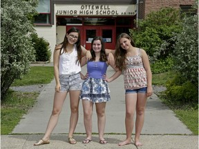 In 2016, these three Ottewell students were unhappy about a dress code imposed on students. The issue heated up when the temperatures rose in spring.