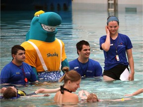 Participants took part in the World's Largest Swimming Lesson at West Edmonton Mall World Waterpark on June 18, 2015. This year's event takes place Friday, June 24.