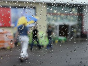 Expect rain showers all day Thursday. (File photo)