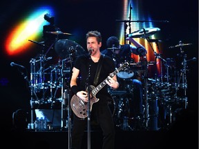 Nickelback headlines the FireAid event at Commonwealth Stadium on June 29, 2016.