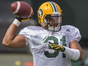 Edmonton Eskimos fullback Calvin McCarty.