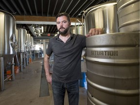 Wayne Sheridan in Situation Brewing. He supports a push at council Wednesday to make it easier to create more brew pubs in Edmonton after facing a challenge getting the permit for his business.