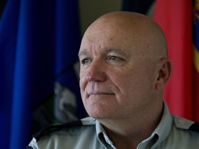 RCMP Cpl. George Cameron at the Wood Buffalo RCMP detachment,in Fort McMurray. Alta. on Tuesday June 14, 2016.