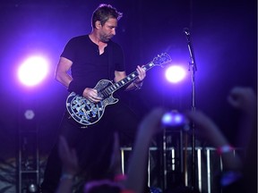 Nickelback's Chad Kroeger performs at the Fire Aid for Fort McMurray concert at Edmonton's  Commonwealth Stadium on June 29, 2016.