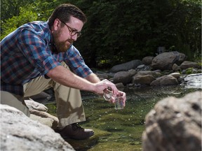 Michael Serpe, a University of Alberta chemistry professor, uses nanotechnology to detect harmful bacteria in water.