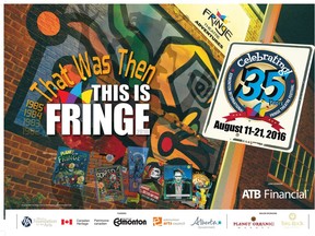 Edmonton International Fringe Festival 2016 poster.