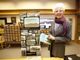 Patricia Demers, shown here in 2013 at the Bruce Peel Special Collections Library at the University of Alberta.