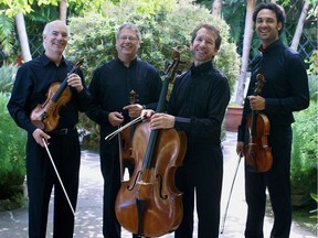 The Fine Arts Quartet played three times at the Summer Solstice Festival.