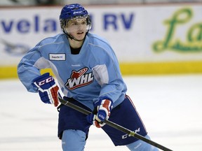 UPLOADED BY: Jessica  Brisson ::: EMAIL: jbrisson:: PHONE: 780-429-5331 ::: CREDIT: Regina Leader-Post ::: CAPTION: Sam Steel with the Western Hockey League's Regina Pats. File photo from the Regina Leader-Post.