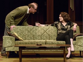 Tom Rooney and Brenda Robins in Who's Afraid of Virginia Woolf? at the Citadel