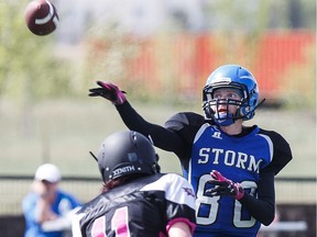 Saskatoon stomped the Edmonton Storm’s dream of winning their very first Western Women’s Canadian Football League championship on Saturday with a dominant 81-6 victory in the WWCFL championship game held in Lethbridge.