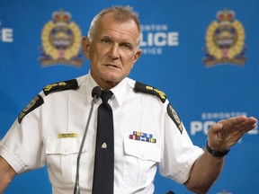 Edmonton police Chief Rod Knecht.