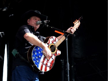 Country music artist John Michael Montgomery performed a plethora of fan favourites for an exuberant crowd during his main stage performance at Big Valley Jamboree in Camrose, Alta. on Sunday July 31, 2016.