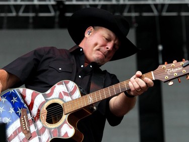 Country music artist John Michael Montgomery performed a plethora of fan favourites for an exuberant crowd during his main stage performance at Big Valley Jamboree in Camrose, Alta. on Sunday July 31, 2016.