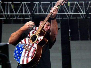 Country music artist John Michael Montgomery performed a plethora of fan favourites for an exuberant crowd during his main stage performance at Big Valley Jamboree in Camrose, Alta. on Sunday July 31, 2016.