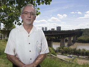 Dan Klemke lost his wife after she jumped from the High Level Bridge. Safety barriers have been installed along the bridge.