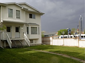 A duplex home on the corner of 114 Street and 76 Avenue, right beside the McKernan/Belgravia LRT station.