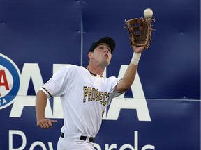 Cory Scammell, seen here in 2015, ignited the Edmonton Prospects' offence Saturday, July 9, 2016, on the way to a 15-1 win against the Lethbridge Bulls.