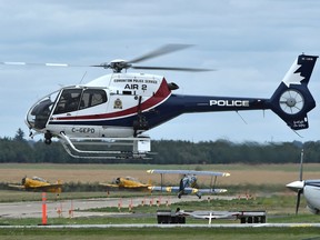 Edmonton Police helicopter