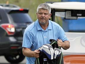 Edmonton Oilers head coach Todd McLellan played a round of golf at the 3rd Annual Mark Spector Golf Classic held at The Quarry Golf Club in Edmonton on Wednesday July 27, 2016.