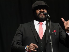 Gregory Porter's set at the Winspear Centre was one of the highlights of the Edmonton International Jazz Festival. Here he performs at the Glastonbury Festival in England.