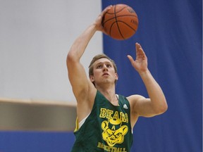 Former University of Alberta Golden Bears basketball player Jordan Baker.