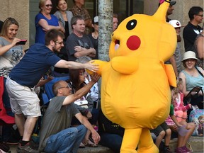 Pokemon is so popular these days that Pikachu was spotted at Edmonton's K-Days Parade on Friday, July 22, 2016.
