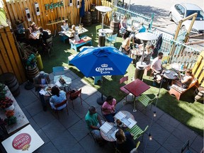 The patio at El Cortez in Edmonton on Tuesday, July 12, 2016.