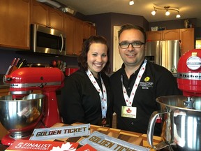 Jocelyn and Russell Bird both won in the dessert and bacon categories respectively at the recent Canadian Food Championships in Edmonton.