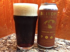American Brown Ale from Blindman Brewing.