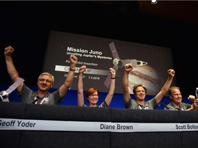 The Juno spacecraft has been travelling for almost five years. It will provide a glimpse into what lies beneath Jupiter's dense cloud cover.