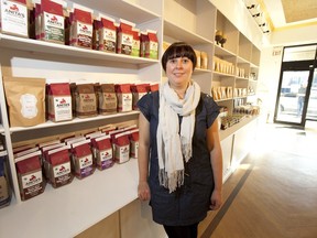 Duchess Provisions owner Giselle Courteau in the old location of her store. The new Provisions, bigger and better, opens Friday.