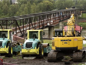 A judge has denied an injunction against the demolition of the Cloverdale footbridge.
