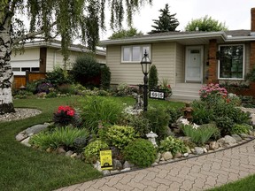 Aline Jeroncic’s home at 6915 - 21 Avenue in Ekota won the 2016 Front Yards In Bloom Edmonton Journal Readers’ Choice Award.