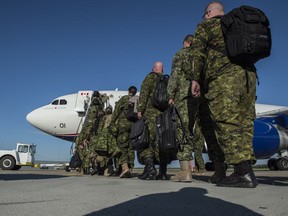 About 30 soldiers from the 3rd Canadian Division departed the Executive Flight Centre in Edmonton on August 3, 2016 for a six month deployment to Ukraine.