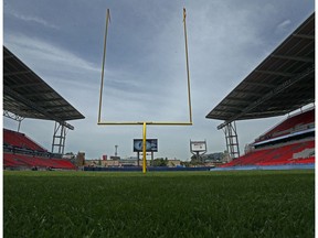 The Edmonton Eskimos make their first visit to BMO Field and the natural grass in Toronto on Saturday.