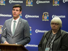 Mayor Don Iveson and city manager Linda Cochrane  (File photo)