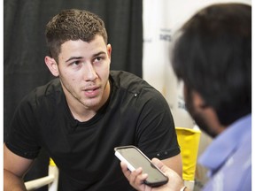 “Not feeling alone is so important; especially as a young person, I think it's so easy to get sucked into feeling isolated, and so my hope is that me sharing my story and being open about it helps other people," Nick Jonas told Postmedia.
