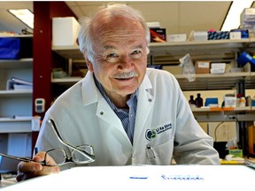 Dr. Lorne Tyrrell, shown in a 2015 photo, writes in a guest column with Dr. Michael Houghton that Canada needs to take prompt action to test vastly more Canadians for hepatitis C.