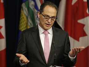 Alberta Finance Minister Joe Ceci released details on the government's 2015-16 third-quarter fiscal update and economic statement on Aug. 24, 2016.