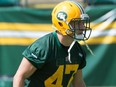 Edmonton Eskimos linebacker JC Sherritt.