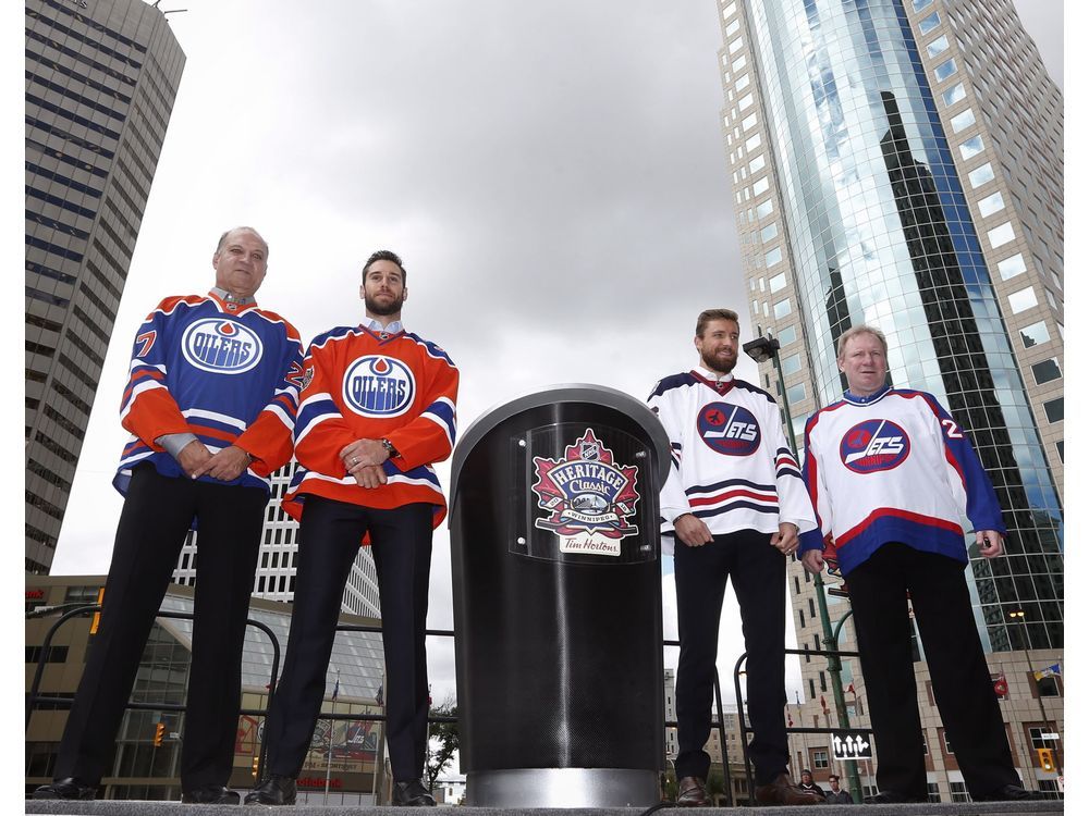 Jets unveil Heritage Classic threads