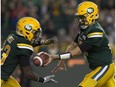 Shakir Bell, shown here in a game against the Saskatchewan Roughriders in August, was set to start Friday's game until he was sidelined by an injury sustained at practice on Wednesday. (David Bloom/Postmedia)