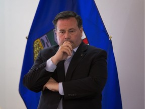 Jason Kenney speaks during a meeting in Rocky Mountain House on Tuesday, August 16, 2016.