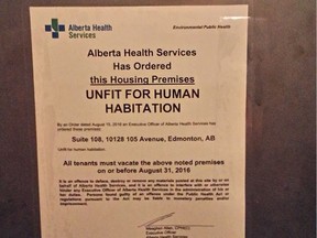 Alberta Health Services has laid 377 charges against the former owners and managers of the MacDonald Lofts