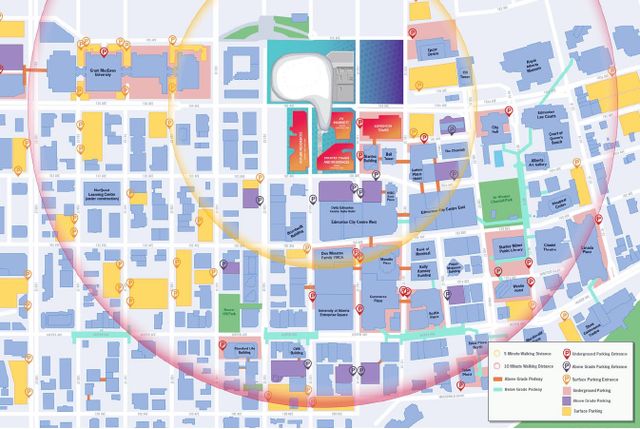 Bay/Enterprise Station is the best option for fans heading to Rogers Place.